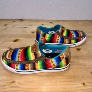 Hooey x Twisted X Serape‎ Stripe Casual Loafers Women's 7M Slip On Shoes